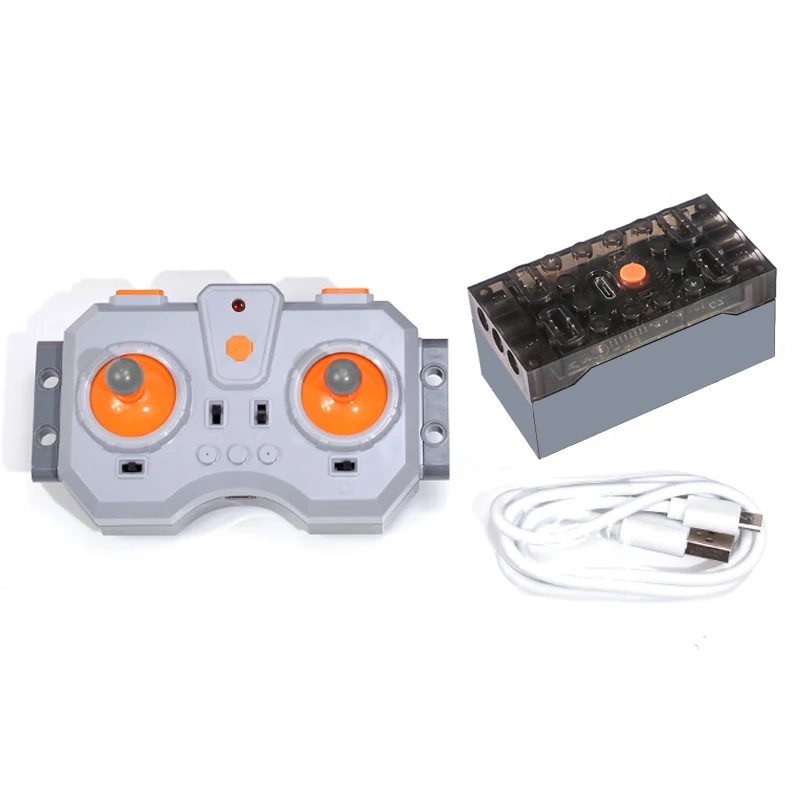 Technical Sbrick Box Speed Remote Control PF Building Blocks 4 Channel Rechargeable Bluetooth Battery Box Modification Kit Toys