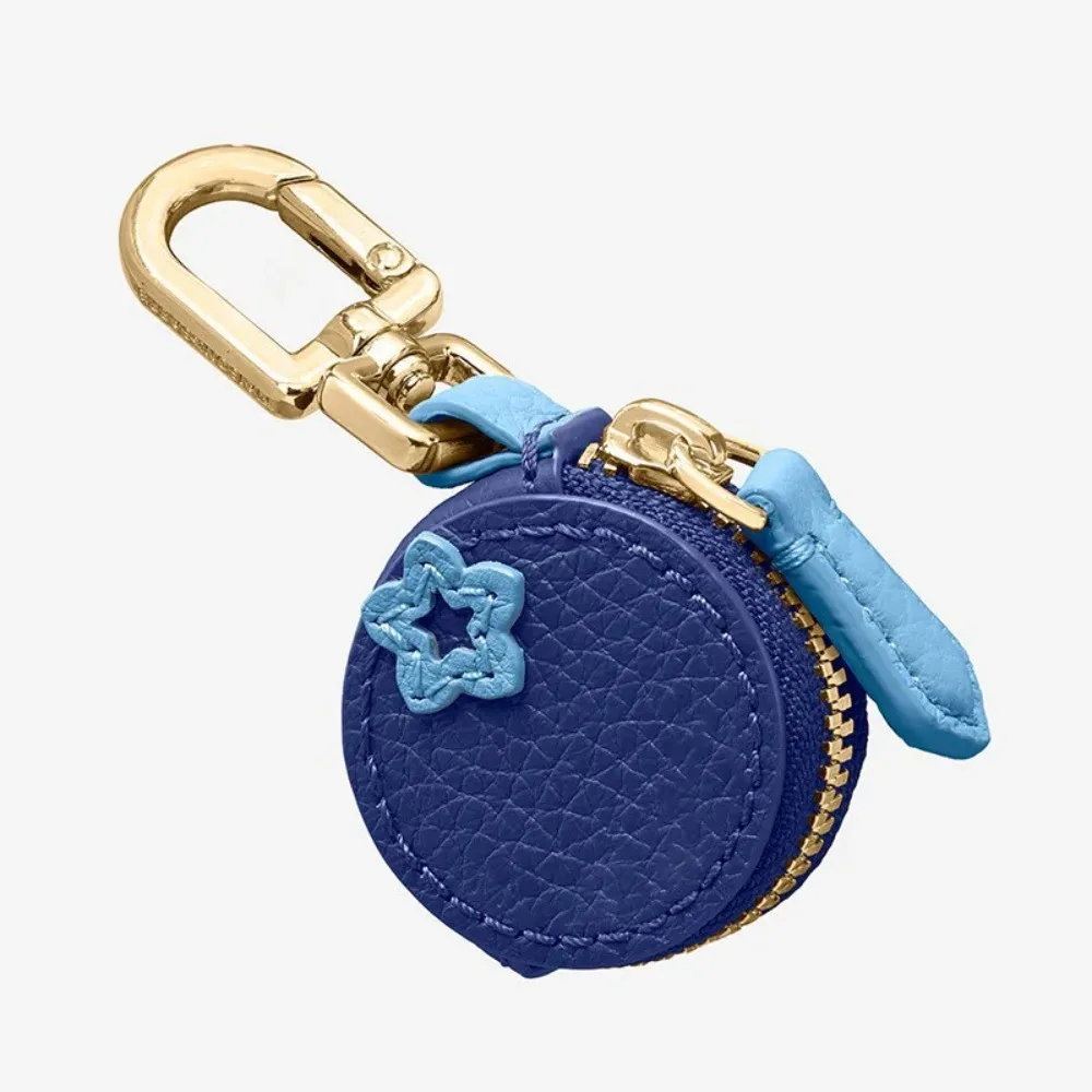 Portable Fruit Shape Fruit Coin Purse PU Leather Orange Pendant Wallet Cute Blueberries Earphone Bag Outdoor