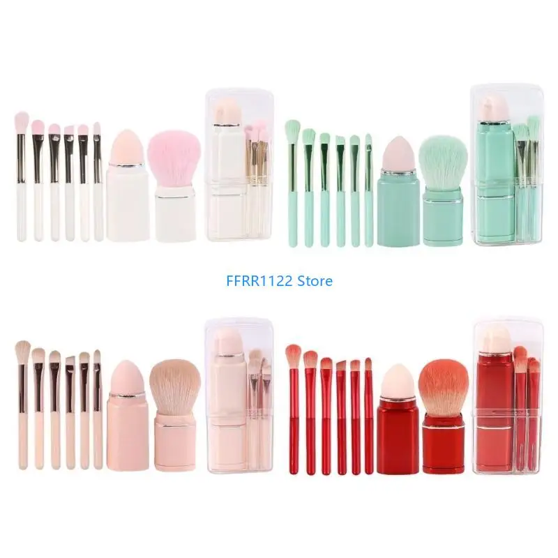 Y1uf essentiële oogborstelset cosmetische borstels ontworpen voor reizen gemak