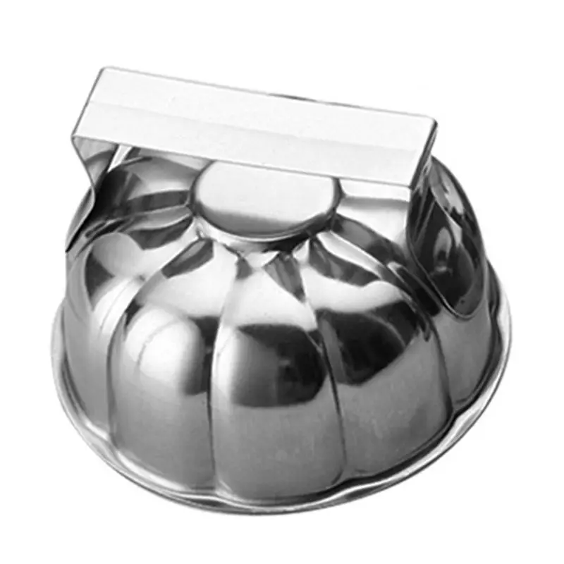 ABRE-1 Piece Boat-Shaped Egg-Wrapped Rice Mold Rice Molds Japanese-Style Silver Stainless Steel Pumpkin Model