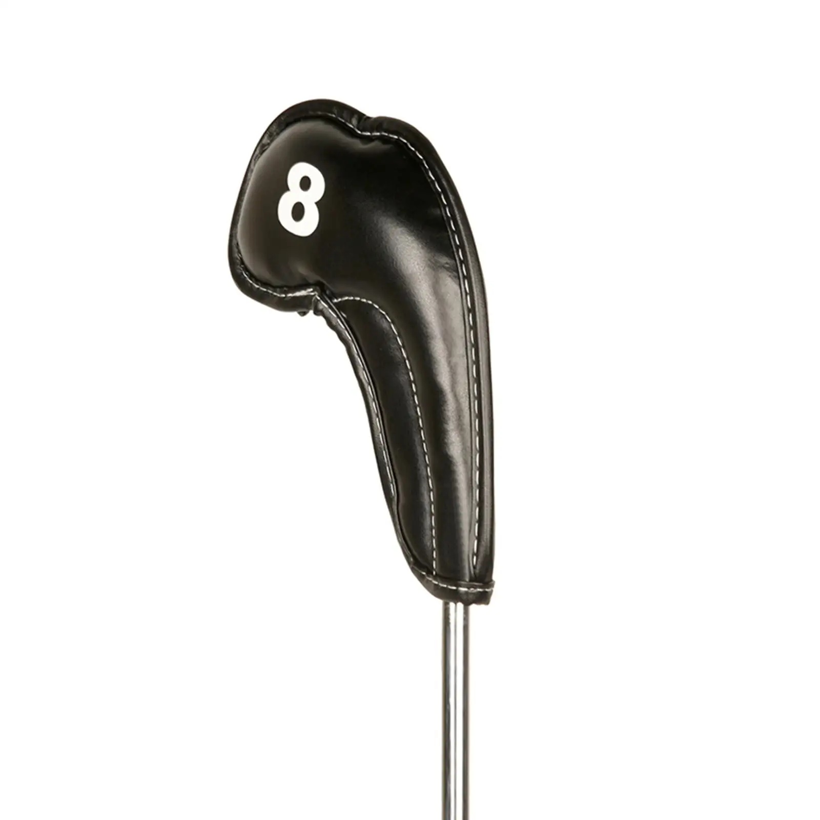 Golf Irons Head Cover Set PU Leather Waterproof Thick Protector with Number Tags for Club Iron Heads