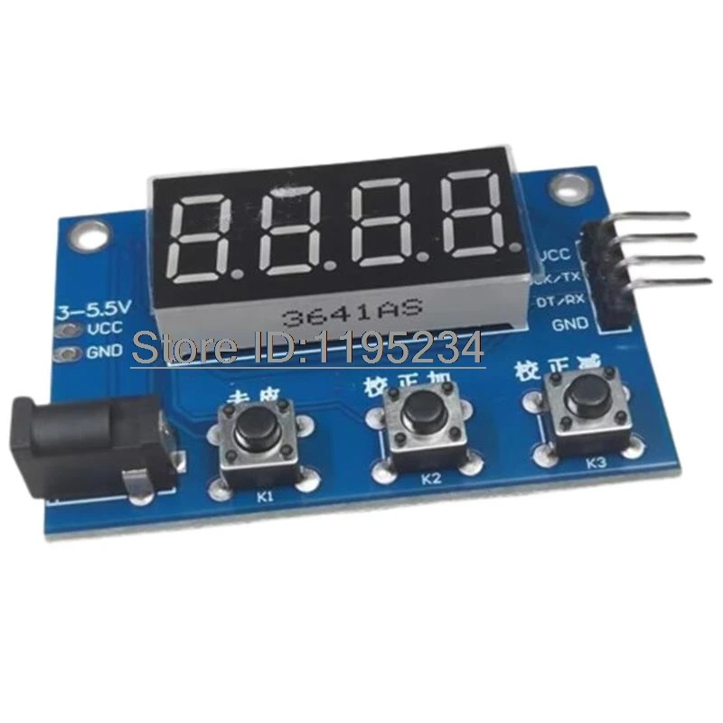 1pcs HX711 Load Cell AD Weight Pressure Sensor AD Module with Display 24-bit Weighing Instrument Electronic Scale