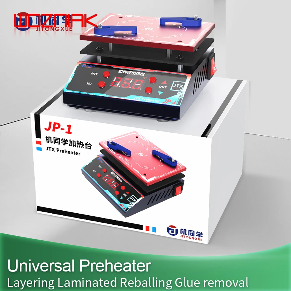 JTX JP-1 Universal Heating Platform for Motherboard Tin Plating BGA CHIP LED Beads Electronic Circuit Board Repair Preheating