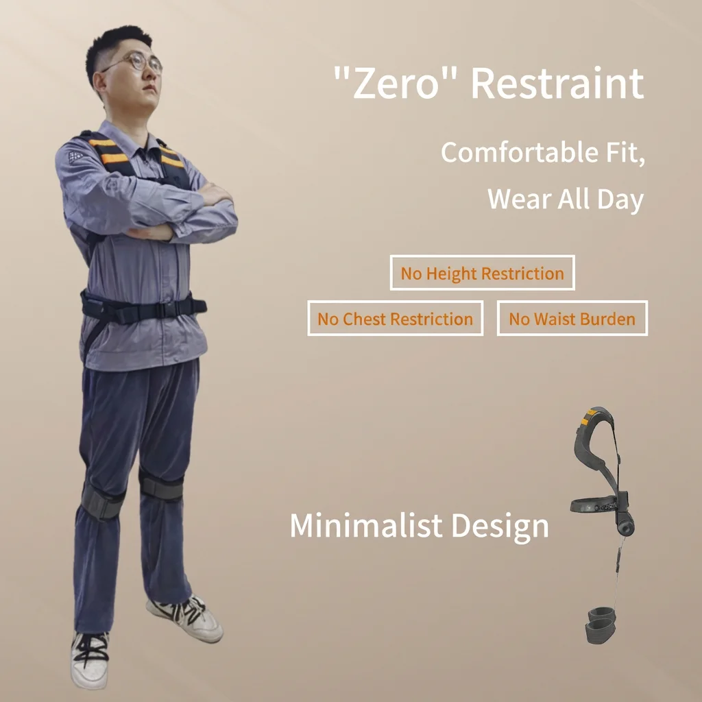 Professional Industrial Powered Exoskeleton for Heavy Lifting, Ergonomic Waist Support Robo=t for Warehouse & Logistics