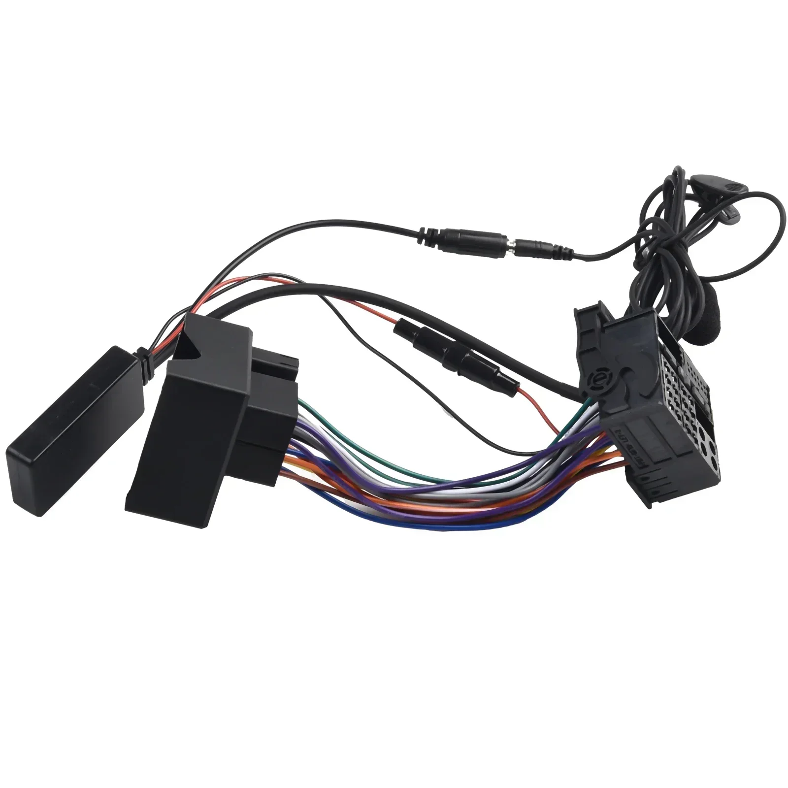 For BMW E83 For X3 Radio Bluetooth-Compatible AUX IN Audio 12 Pin 5-12V 27CM Cable Adapter For MINI Car Electronics