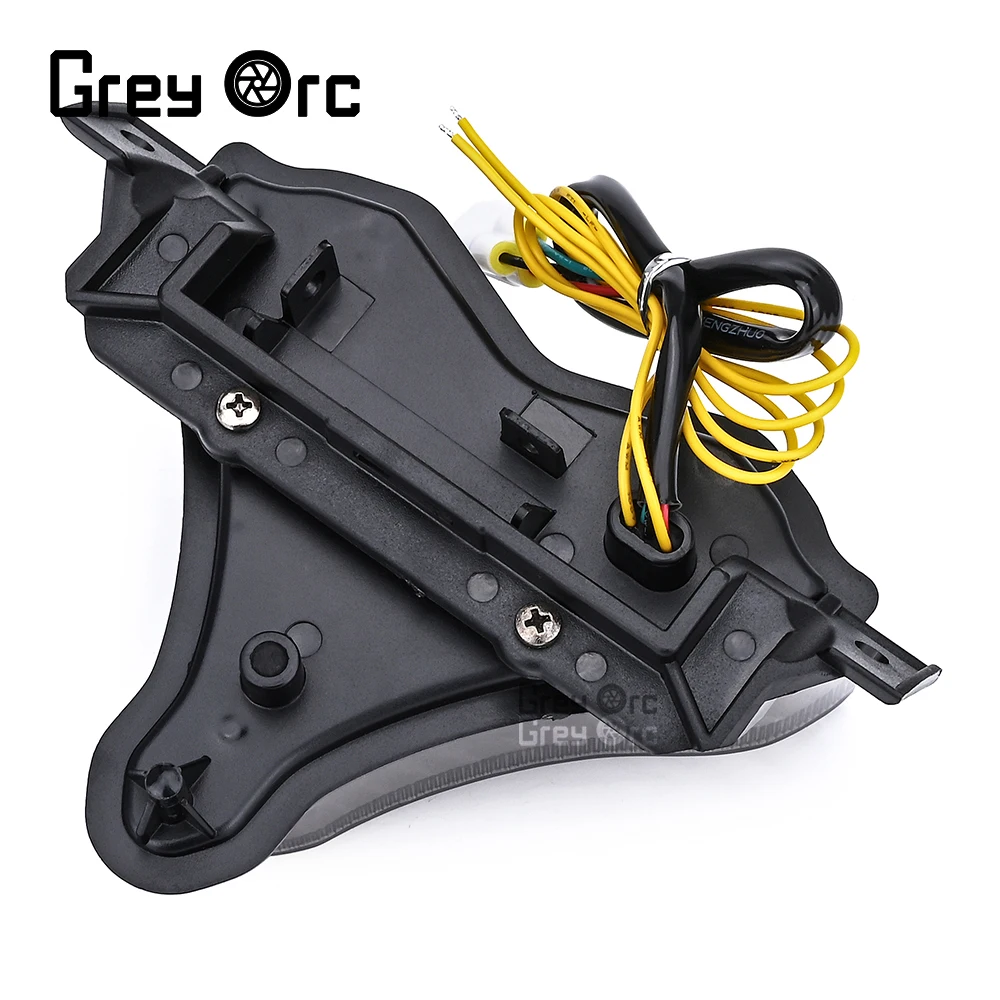 For Yamaha YZF R1 2009 2010 2011 2012 2013 2014 Rear LED Light Tail Light Brake Turn Signals Integrated
