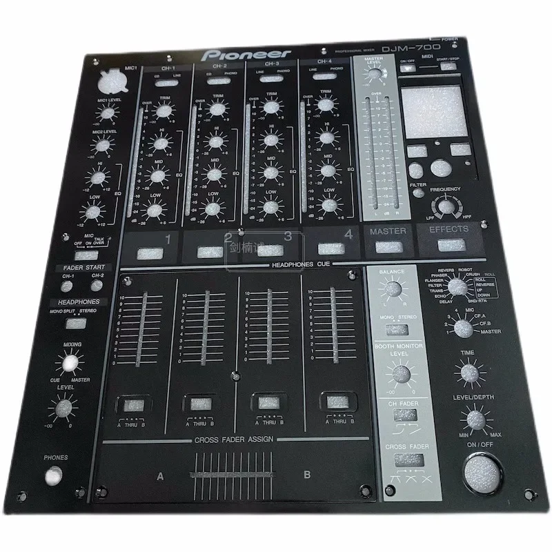 

FREE SHIPPING DJM-700 Metal Control Panel Black Faceplate ForPioner DNB1153 DNB1155