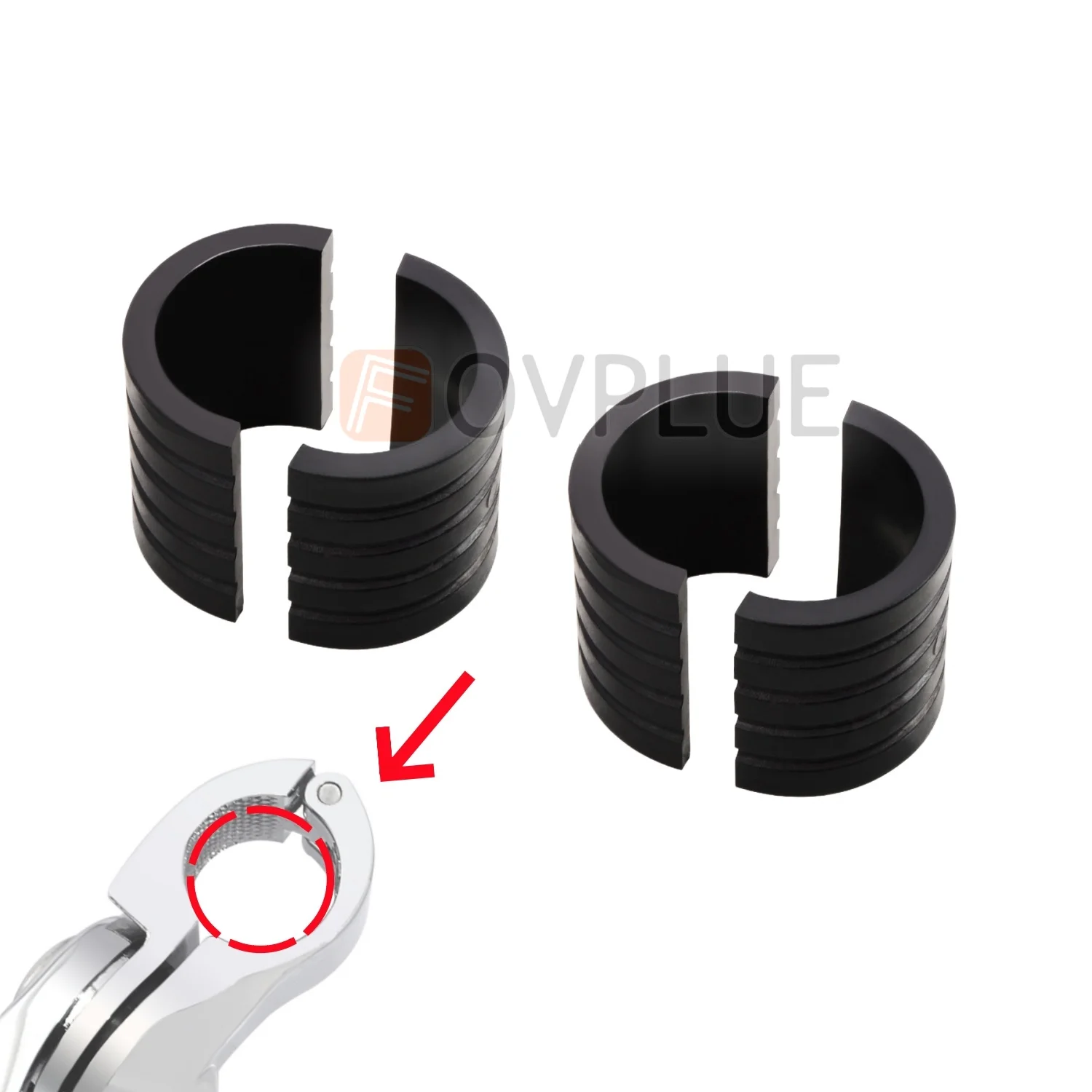 1 "1.25" مسند للقدمين للدراجة النارية أوتاد القدم الأمامية مجموعة تثبيت لدراجة Harley Honda Yamaha Touring Sportster Road King Electra Street Glide #4