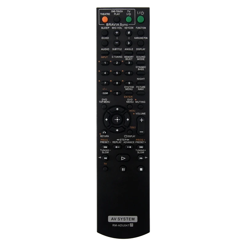 Remote Control For SONY AV DAV-DZ280 DAV-DZ660 DAV-DZ860 DAV-DZ680 DAV-DZ780 HCD-DZ750 RM-ADU047 RM-ADU050