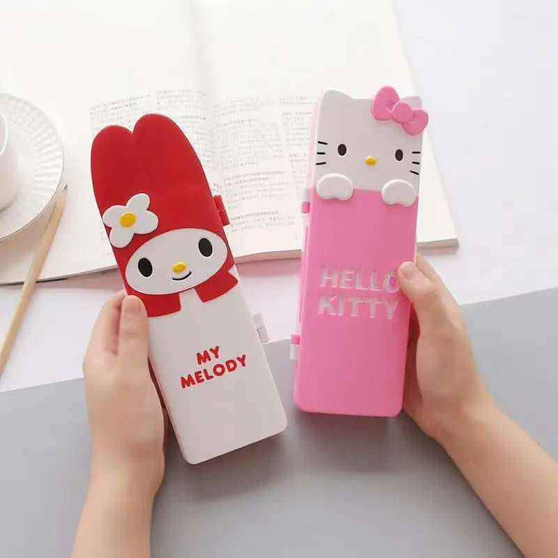 

Sanrio Hello Kitty My melody Kawaii pencil case Kawaii stationery Elementary and middle school stationery