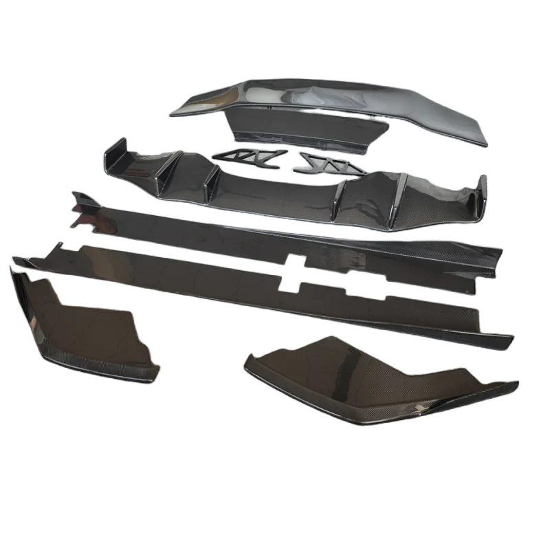 

Для Lamborghini Huracan LP610 модифицированный комплект кузова в стиле DMC, край переднего бампера из углеродного волокна, задний диффузор, боковые юбки, задний спойлер