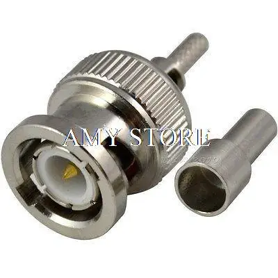 

Новый прямой обжимной разъем BNC для разъема RG174 RG316