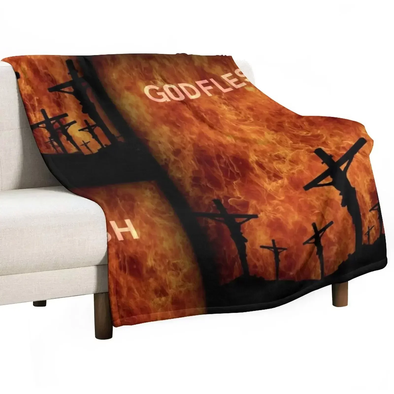 Godflesh - Streetcleaner. Throw Blanket Bed linens cosplay anime Blankets