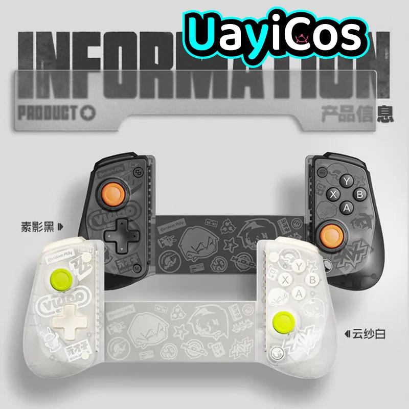 

В наличии Оригинальная игровая ручка X5s Zenless Zone Zero Play, подарочная коробка, игровой контроллер, беспроводные Bluetooth-геймпад Ellen Joe, аниме T