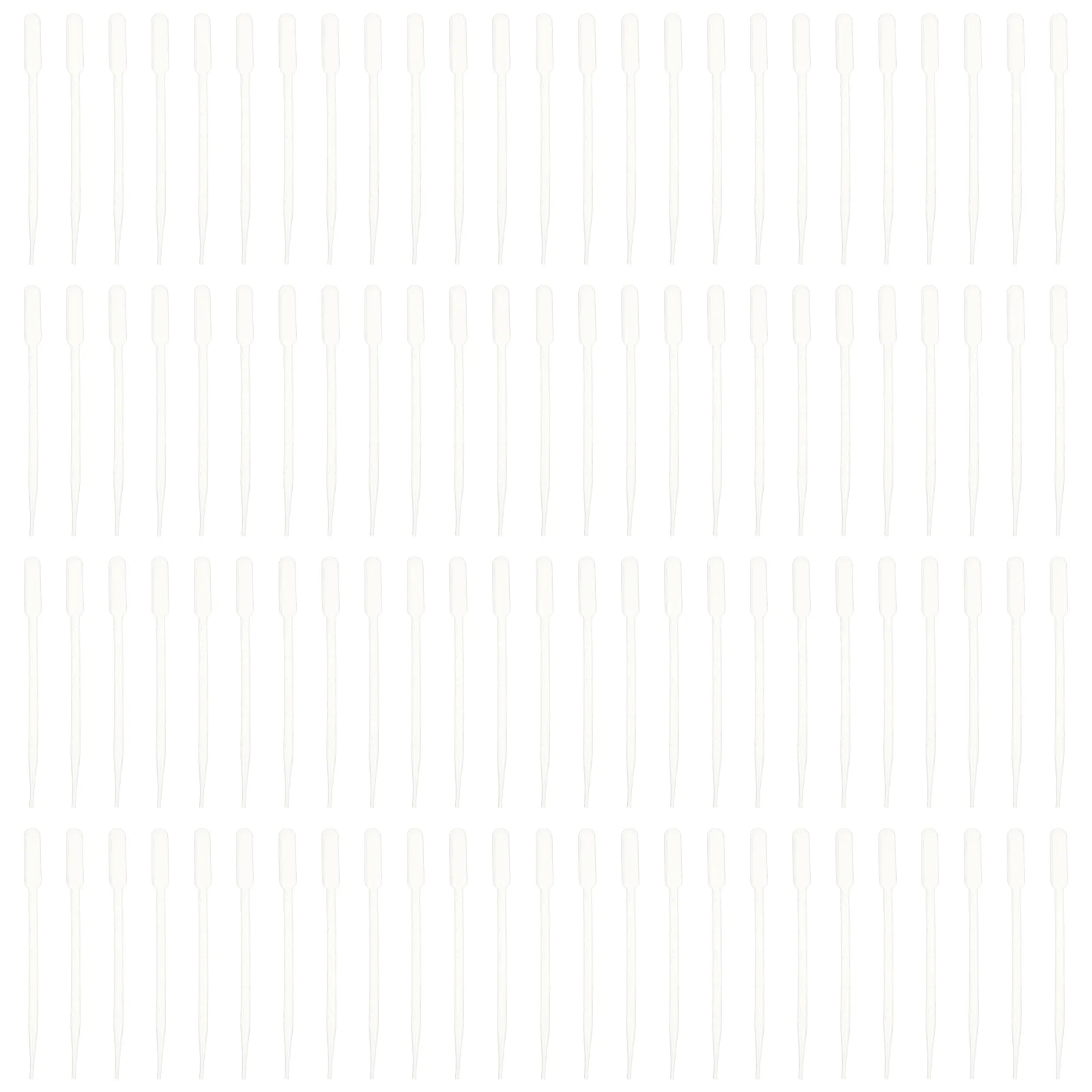 

100 Pcs 5ml Plastic Disposable Pipette Droppers Graduated Tube for Lab Baby Care Cosmetics Fragrance Measuring