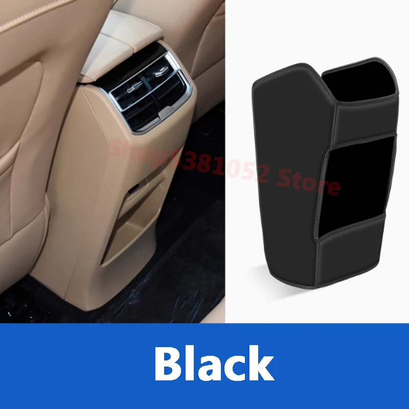 For Evolute I-Space DFSK Seres Landian E5 2023 2024 Car PU Rear Air Outlet Anti-kick Pad Protection Decorative Accessories Cover