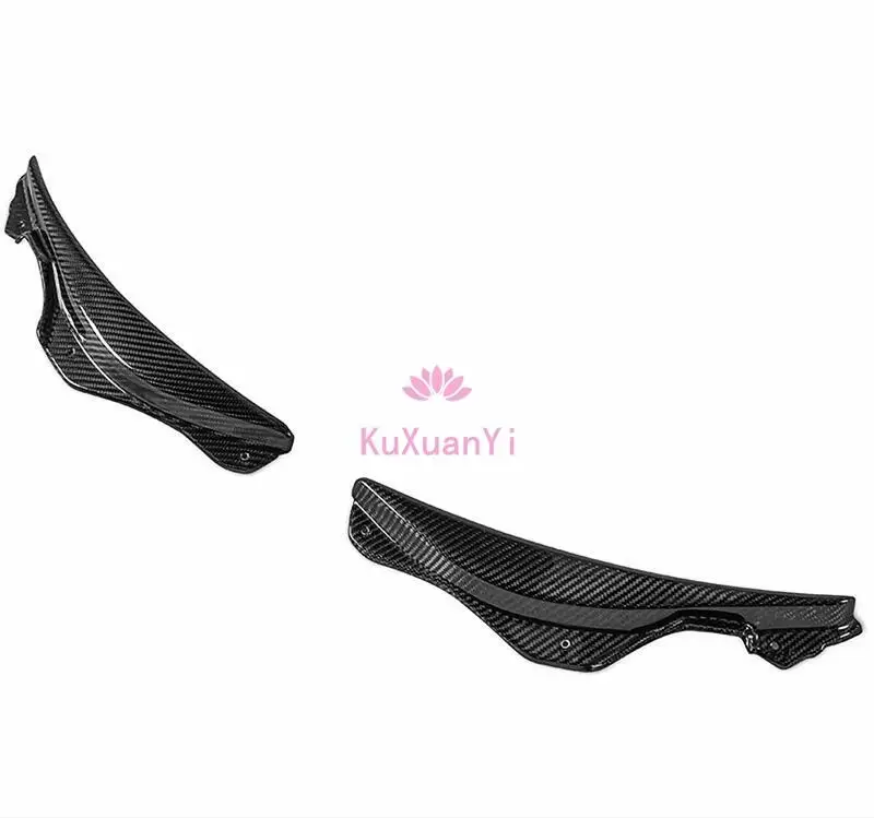 OEM style dry carbon fiber front bar side air inlet trim air knife is applicable to Ferrari SF90 body kit