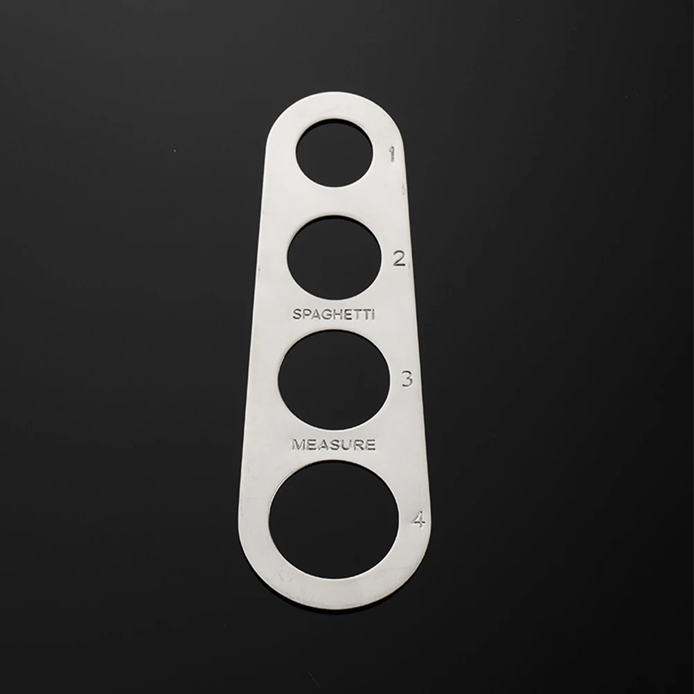 

Noodle Measuring Ruler Spaghetti Pasta Tool Stainless Steel Kitchen Gadget Precise Portion Control Cook Serving Device Utensil