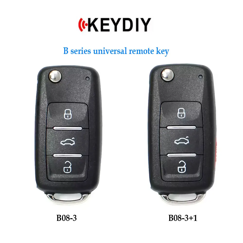5pcs KEYDIY Universal Remote Key 3 Buttons for Volkswagen VW Style Car Remote Key for KD900/MINI/KD-X2 Programmer KD B08-3 B08-4