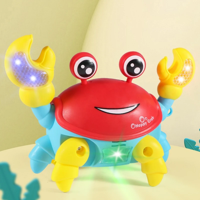 Induzione elettrica, gattonare trasversale simile al granchio, effetti luminosi e sonori, il bambino può spostare, il giocattolo infantile