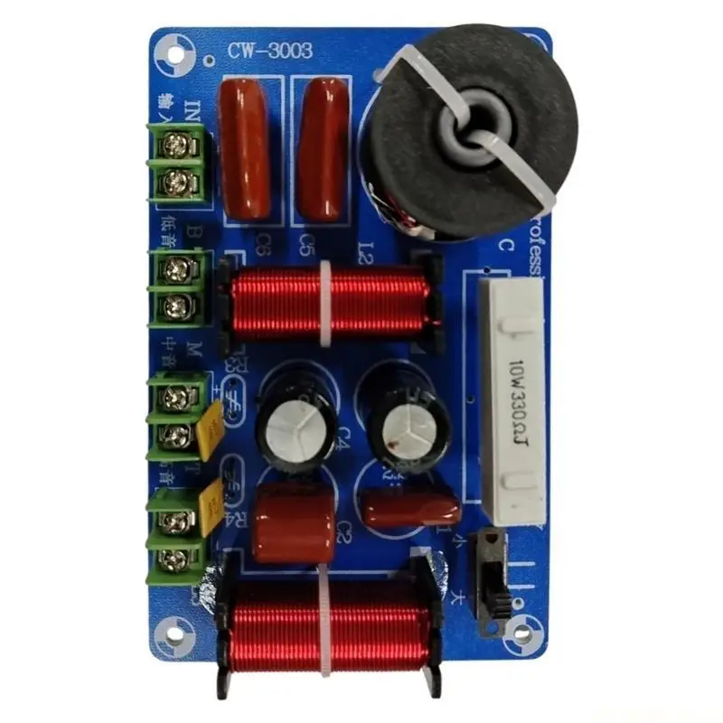 E56B CW3003 High-fidelity Frequency Divider 300W Durable Frequency Divider Hi-Fi Sound Filter Frequency Divider