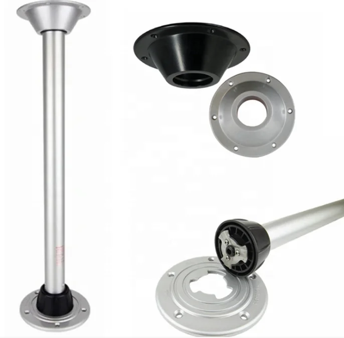 RV Aluminum Alloy Telescopic Movable Rotatable Adjustable Table Leg Mount Bracket Stowable Caravan Camper Trailer Accessories