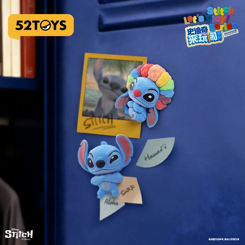 

Genuine Stitch Hello Hawaii Series Blind Box Mobile Phone Rope Figure Pendant and Stitch Play SeriesRefrigerator Magnet Toy