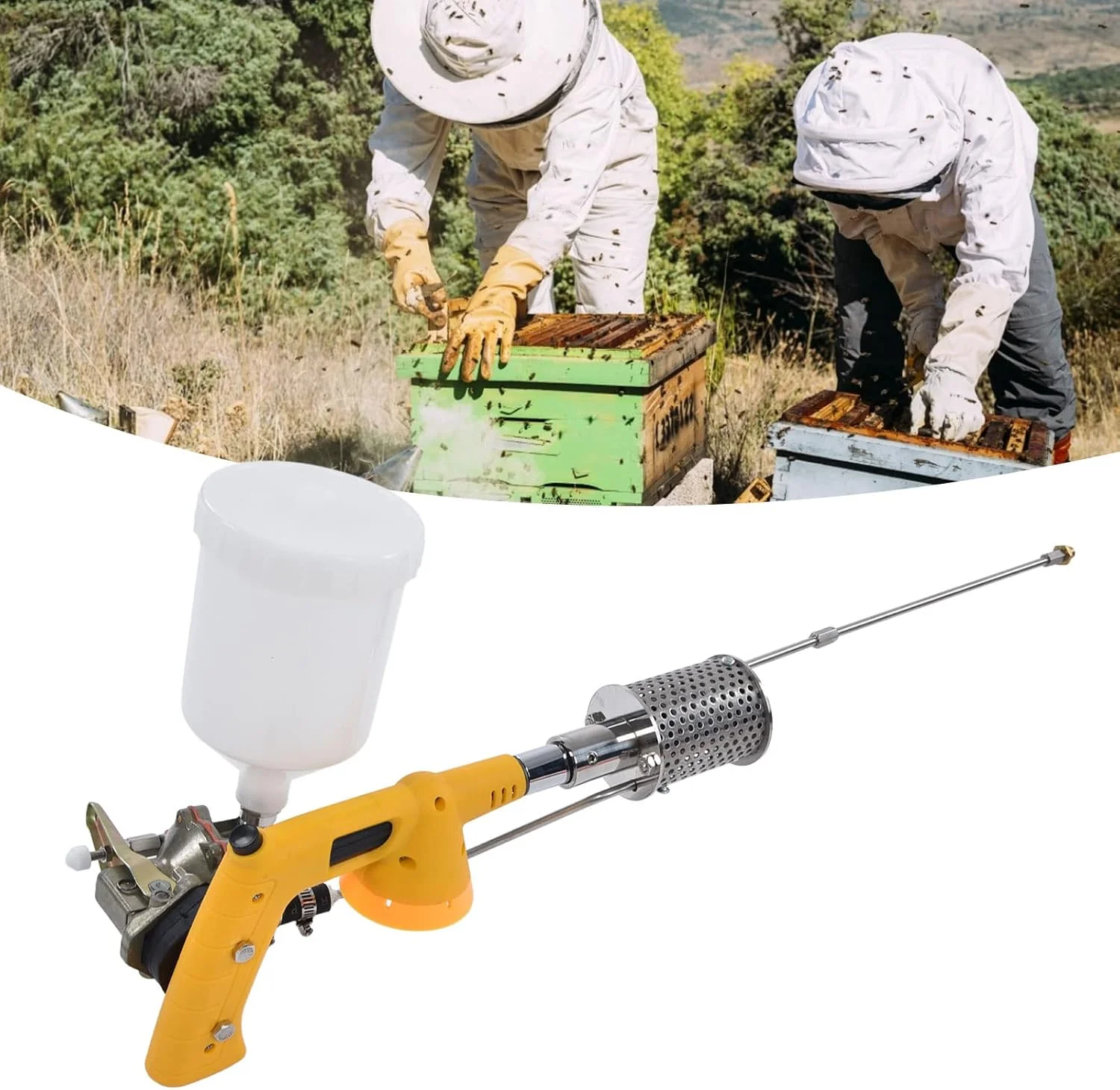 Oxalic Acid Vaporizer Propane Insect Fogger Bees Gas Sublimator Beehive Varroa Mite Treatment Bee Fogger Varroa Mites Control