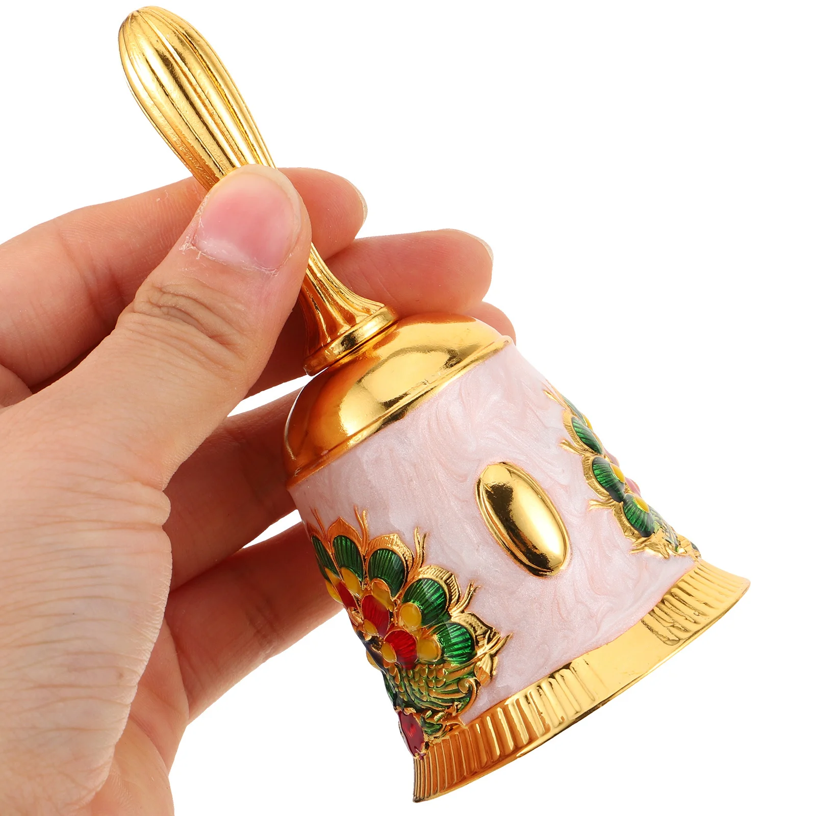 جرس يدوي من سبيكة جرس خدمة على الطراز القديم لمطعم الفندق وبار المعلم والفصول الدراسية والتدريب على الحيوانات الطبية