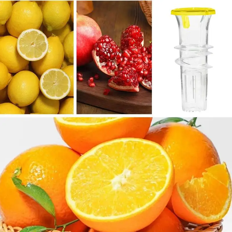 Ręczna wyciskarka do cytryn, wyciskacz do cytrusów, ręczna wyciskarka do limonki z pokrywką, wyciskarka do cytryn, narzędzie do owoców, narzędzie kuchenne spożywcze.