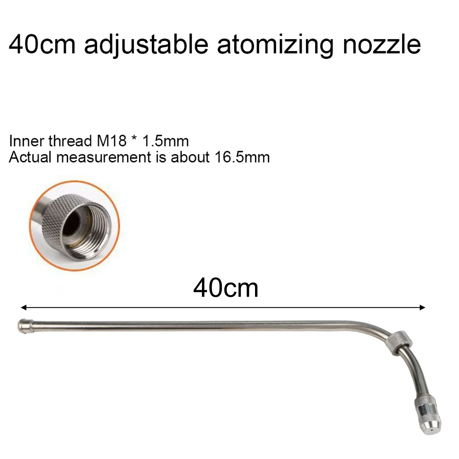 Gardening Tool Adjustable Sprayer For Gardening Black Lockable Handle Watering Device Brass Barb Lockable Switch Handle