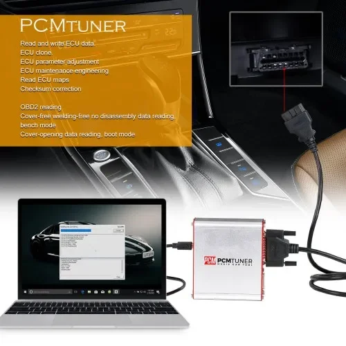 2022 Newest V1.21 PCMtuner ECU Programmer with 67 Modules Online Update Support Checksum and Pinout Diagram with Free Damaos for