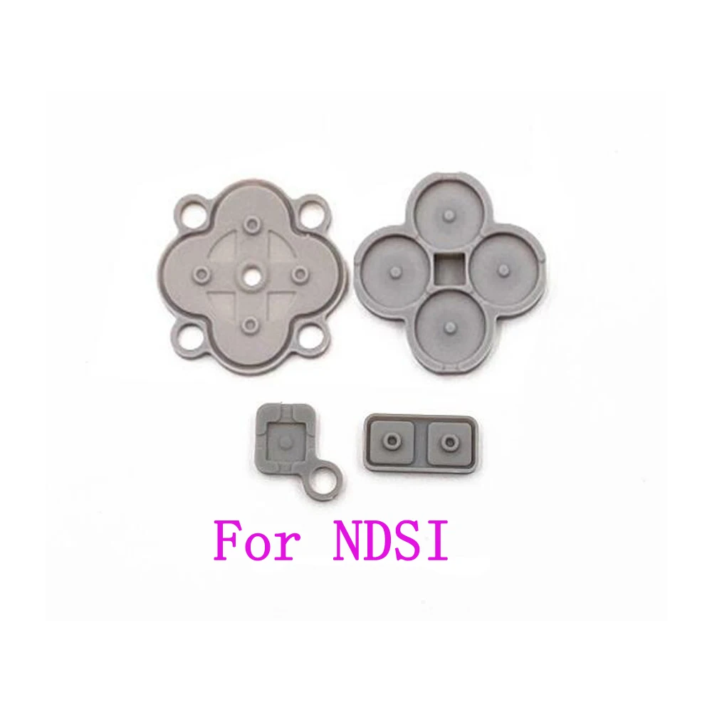 ZUIDID1set проводящая резина для NDS DS для NDSL DSL для NDSI резиновая проводящая кнопка, часть ключа, силиконовая накладка, запасная часть