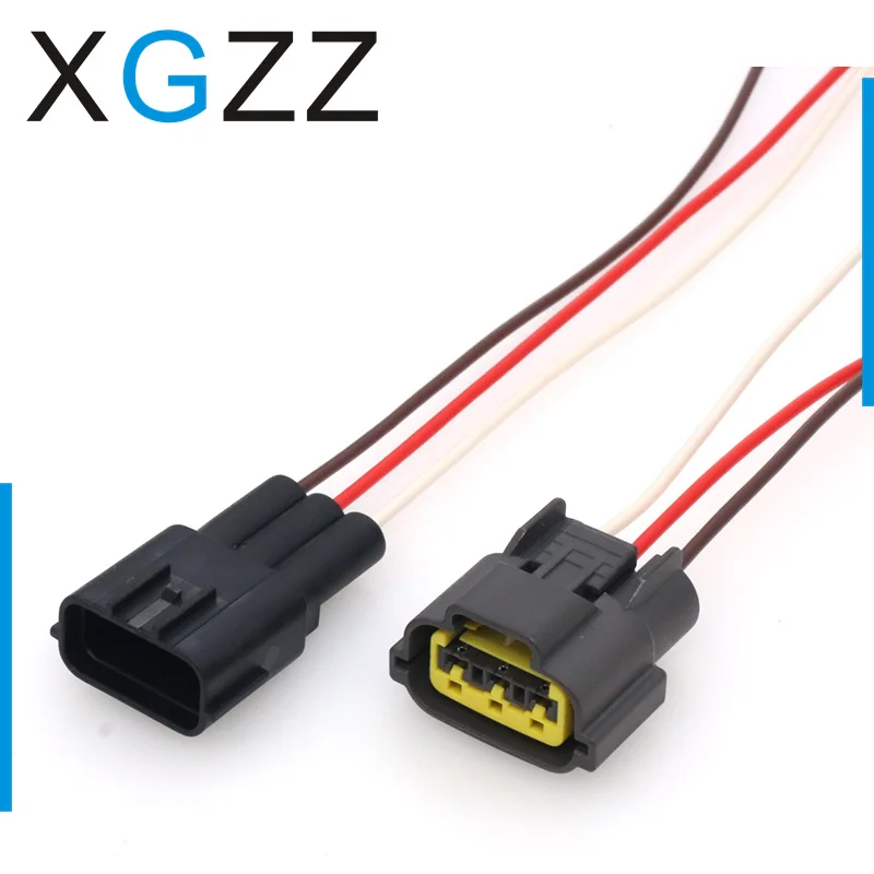 3P hole suitable for Nissan ignition coil harness plug harness 6098-0141 water temperature sensor plug