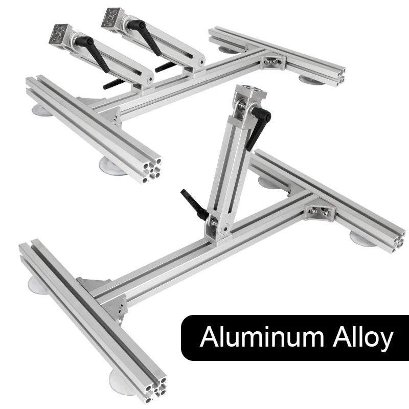 

Подставка из алюминиевого сплава, складной кронштейн для телескопического линейного привода, телескопический двигатель, регулируемый угол с присоской