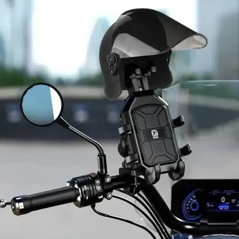 Wasserdichter Sonnenschirm, Sonnenschutz, Handyhalter, Sonnenschutz, Motorrad-Telefonhalterung, Helme, Motorrad, kleine, regensichere Handy-Helme