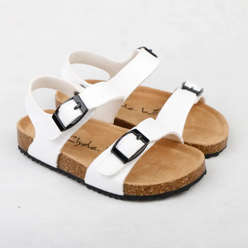 Sandalias para niños y niñas, zapatos informales de cuero suave, Unisex, de verano, 1-3, 4-6 años