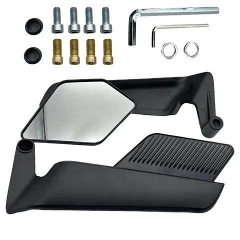 Зеркала Заднего Вида SDTW Stealth Winglets Для Мотоциклов YAMAHA MT 03 07 09 R1 R3 R7 XMAX KTM BMW, Регулируемые