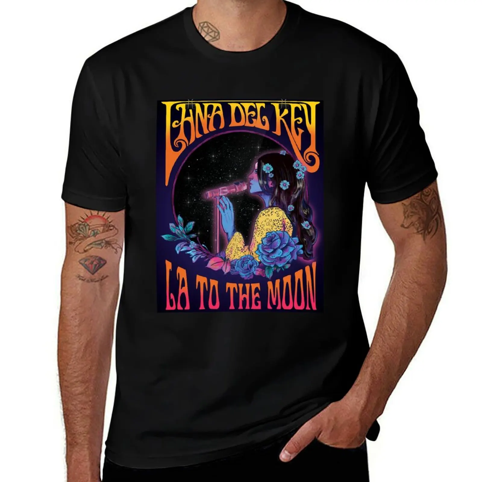 

lana del black la to the moon tour 2020 mnctv T-Shirt for a boy graphic t shirt vintage plain white t shirts men