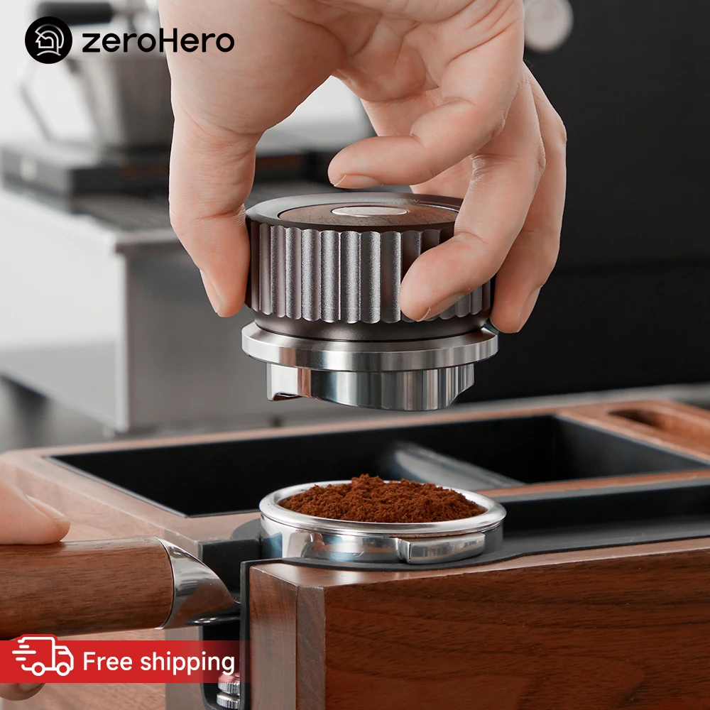 zeroHero Coffee Leveler 58.5mm Auto Air Pressure 3 Sec Drop Even for Espresso Extraction Home Barista Coffee Tools