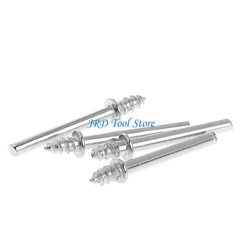 A2UD 50 PCS 13mm len cảm thấy đánh bóng Bánh xe đệm mài + 4pcs 3,15 mm Shank