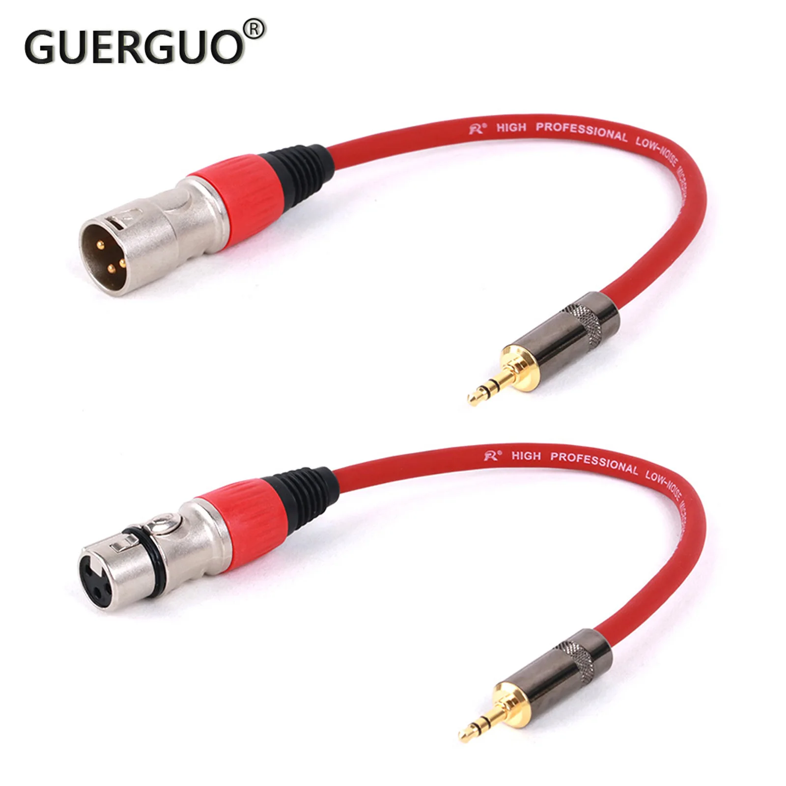 1/8 Inch XLR Male/Female Balanced Interconnect Cord Quarter Inch To XLR Patch Cable 1/8 Inch Male Jack To XLR Male/Female Cable