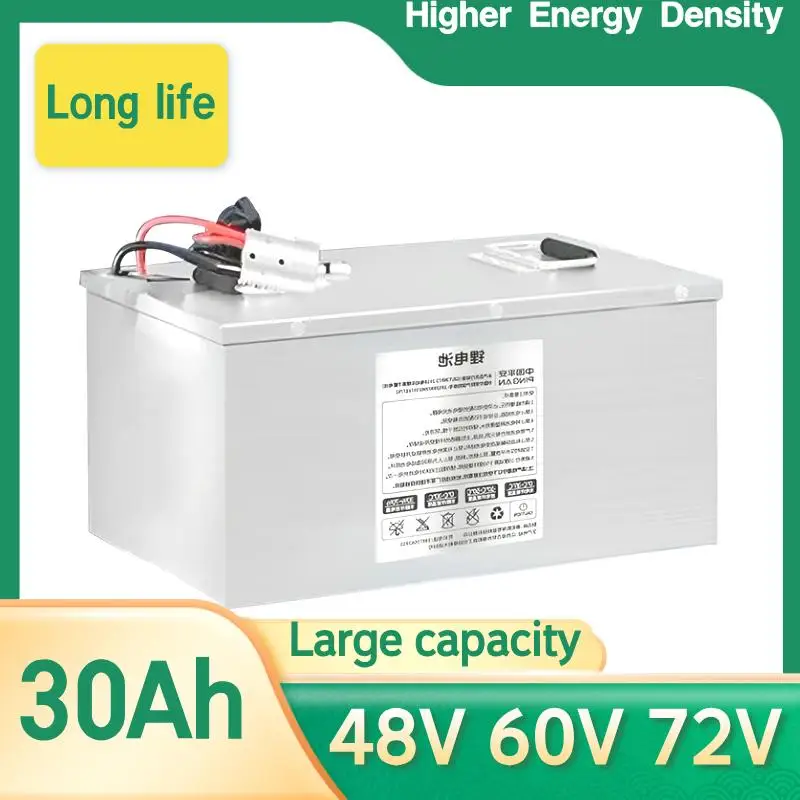 

Новый аккумулятор LiFePo4 72 В 60 В 48 В 30 Ач 32140 DIY встроенный BMS 0-3600 Вт двигатель мощный аккумулятор для электромобиля