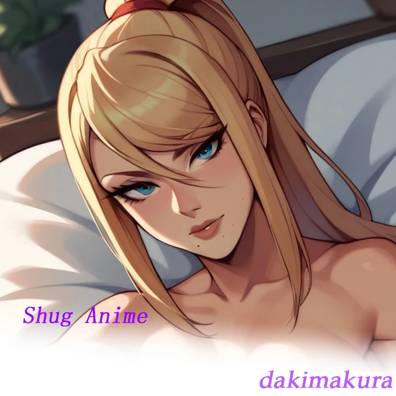 Dakimakura Anime Samus Ara طباعة على الوجهين بالحجم الطبيعي غطاء وسادة للجسم هدايا الفراش