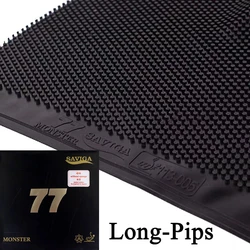 SAVIGA 77 Monster Curado/Sem Cura Tênis de Mesa Borracha Long-Pips OFF + OX Aprovação ITTF Borracha de Ping Pong Bom em Ataque e Velocidade