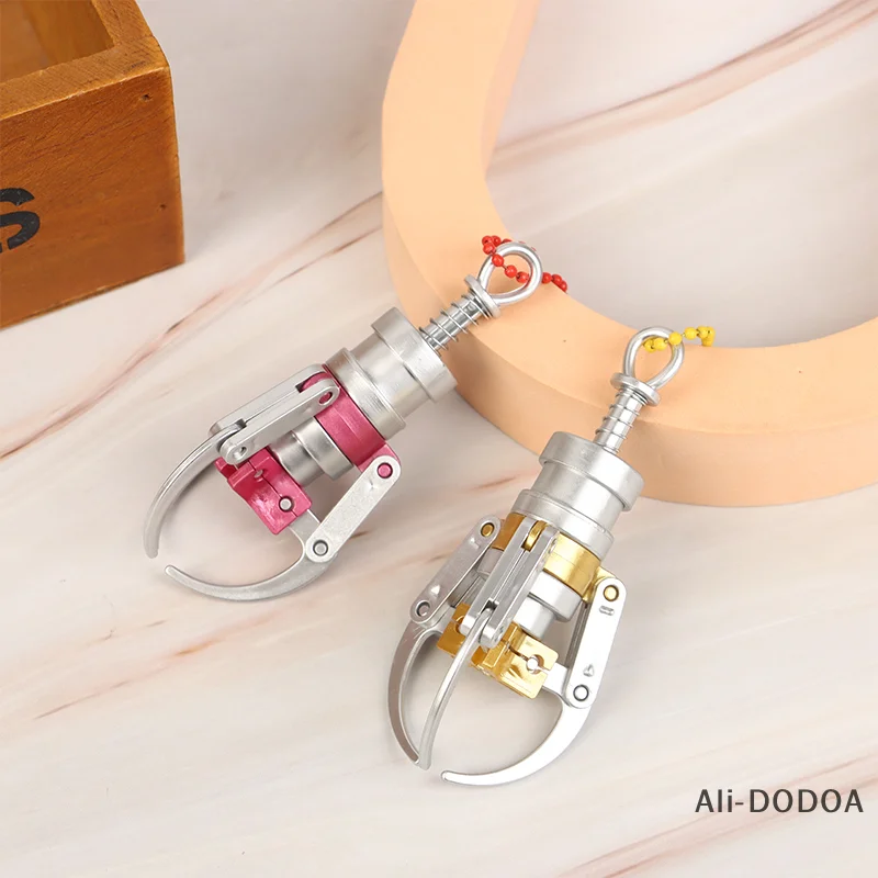 سبيكة الربيع مخلب كليب DIY بها بنفسك لعبة لعبة تحصيل ممر مخلب آلة بيع المفاتيح قلادة #3