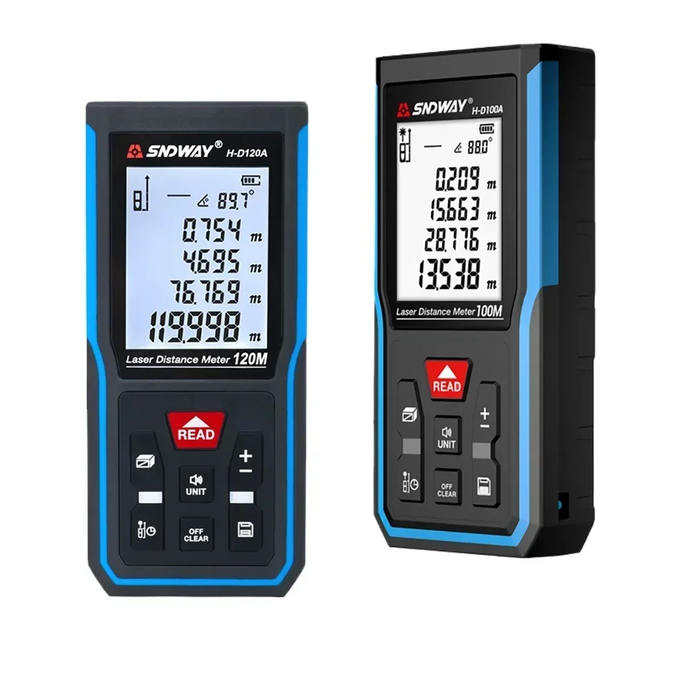 NEW HOT SW Rangefinder Digital Laser Distance Meter Professional High Precision Mini Range Finder Laser Tape Measure Trena Meter