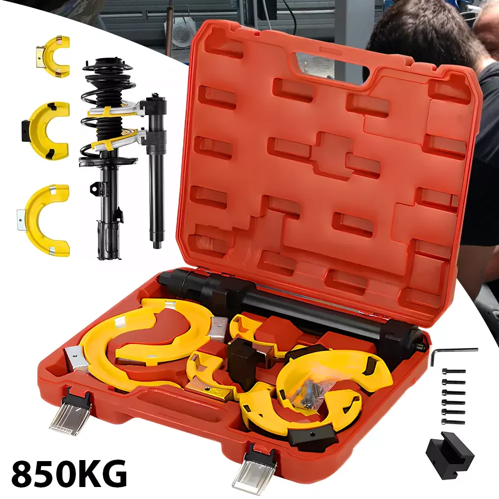 Heavy Duty Coil Spring Strut Compressor Clamp Shock Absorber Suspension Car Tool