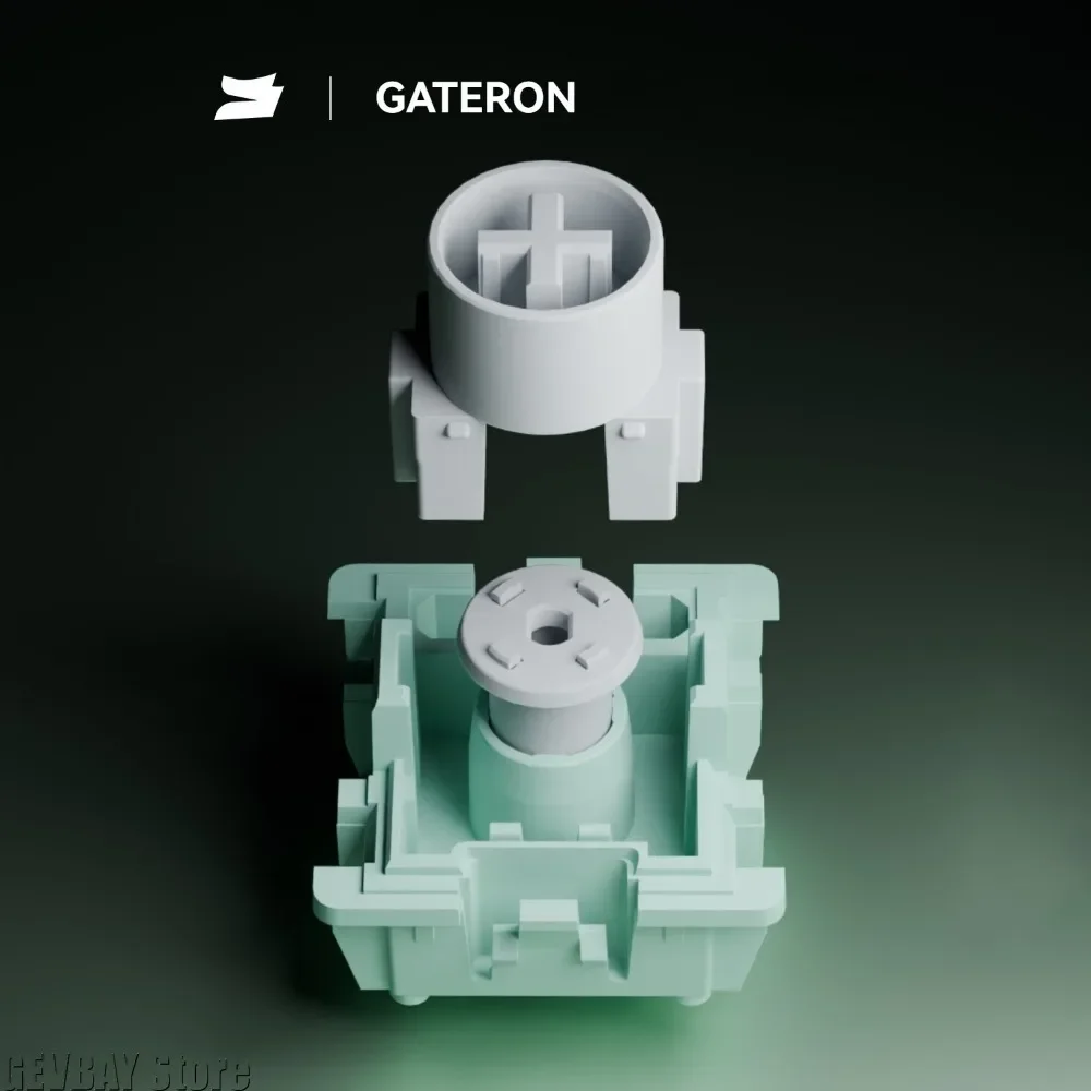 GATERON Magnetic Jade Ultra Switch Linear Freely Setting Rre-Travel HE Hall Sensor Effect for Magnetic Keyboard Gaming Office
