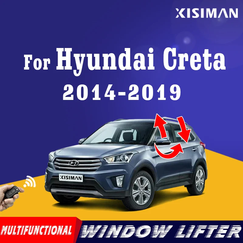 

Car Power Window Lifting Closer For Hyundai Creta 2014-2019 Side View Mirror Folding Muity-Functional Window Car Accessories